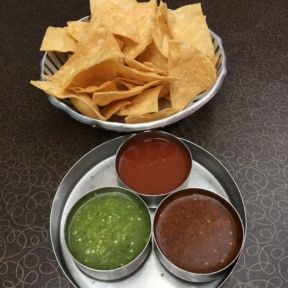 Gluten-free chips and salsa from Border Grill